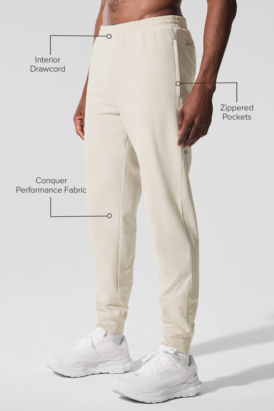 Conquer Max Performance Jogger - Bone
