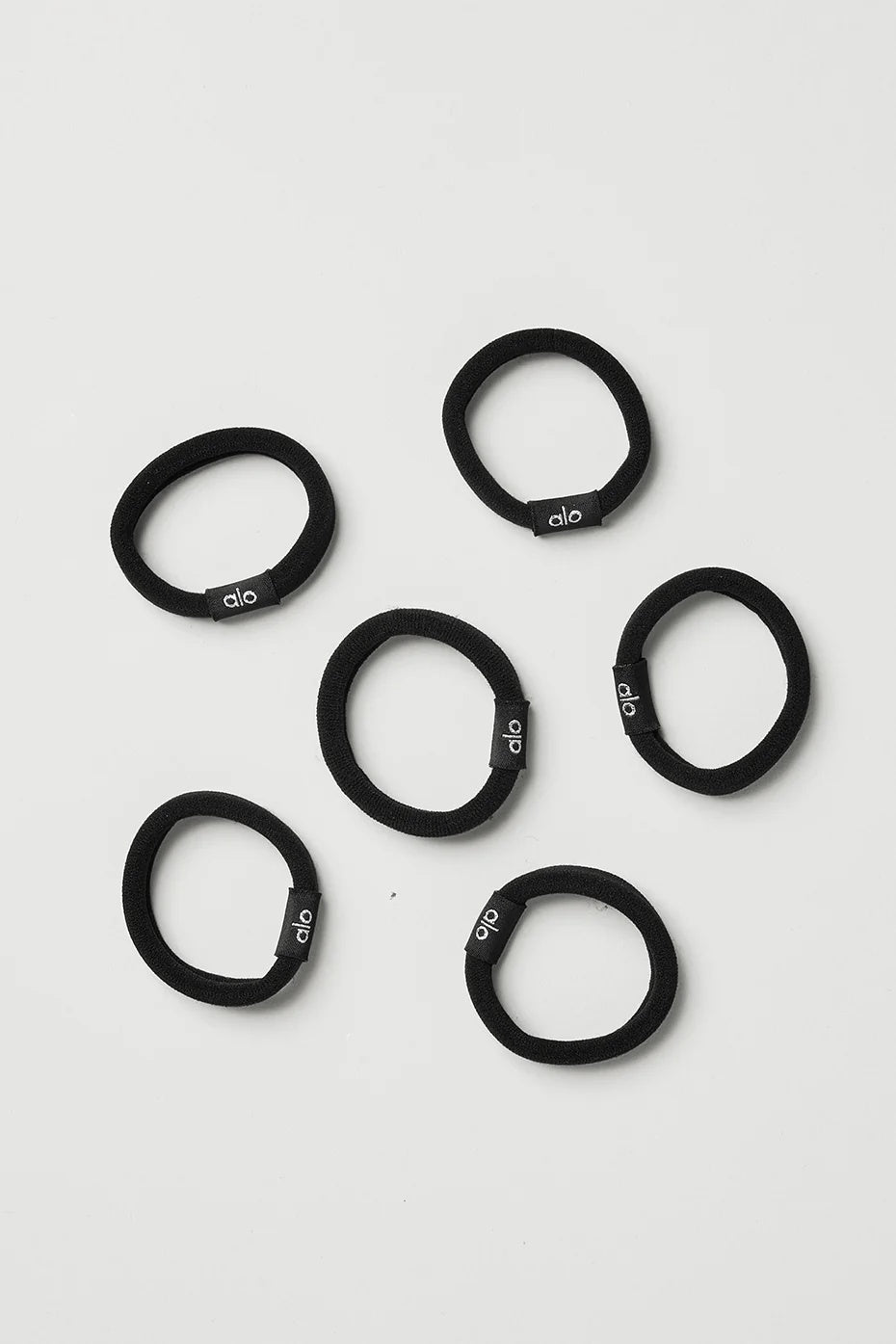 Untangled Hair Tie 6-Pack - Black