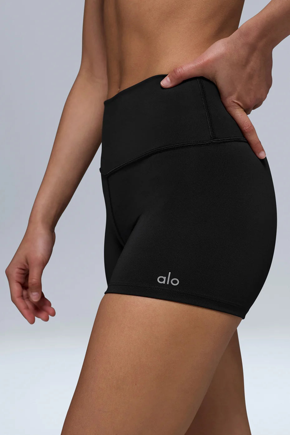 3" High-Waist Airlift Short - Black