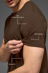 Conquer Reform Crewneck Short Sleeve - Espresso