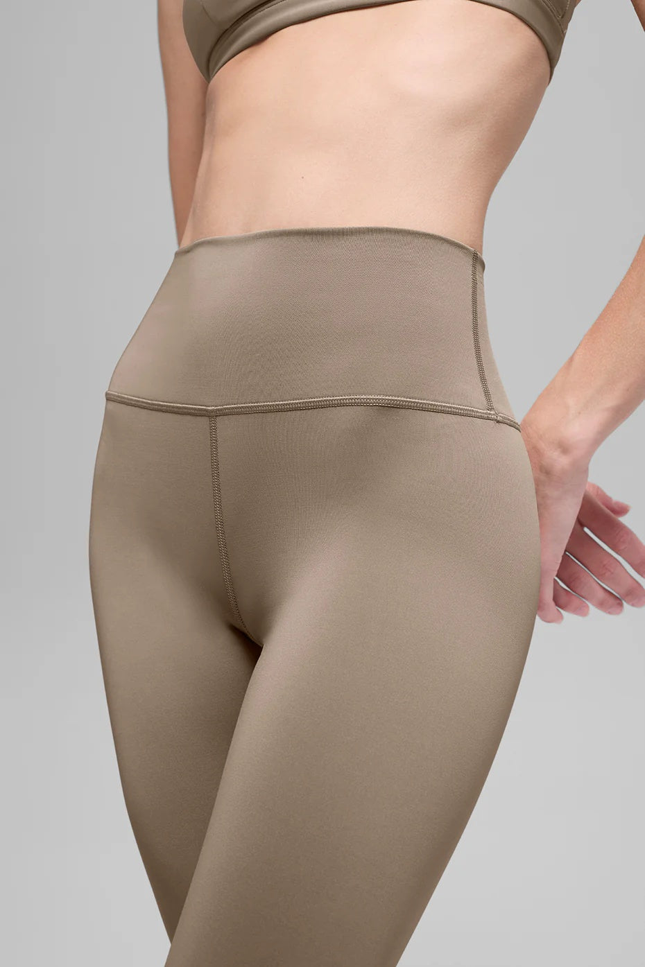High-Waist Airlift Legging - Gravel