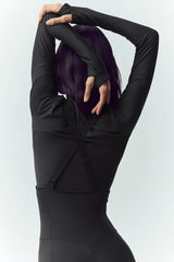 Airlift Winter Warm Mesh Ski Time Long Sleeve - Black