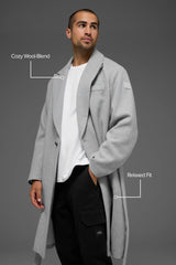 Wool Gameday Overcoat - Athletic Heather Grey