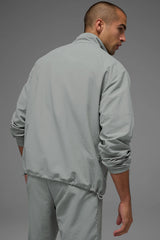Light Weight Takeaway Track Pullover - Lunar Grey