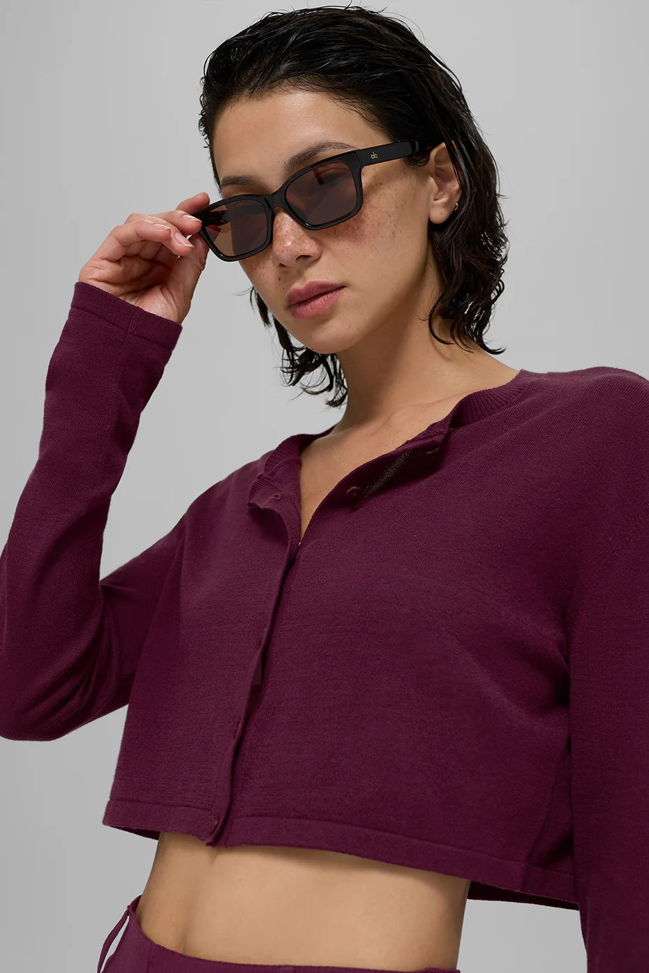 Supernatural Sweater Cardigan - Burgundy