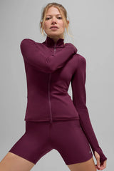 Airlift Winter Warm Radiant Full-Zip Jacket - Burgundy