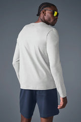 Conquer Reform Crewneck Long Sleeve - Athletic Heather Grey