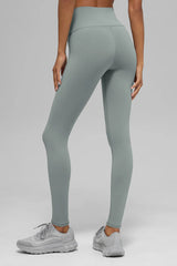 High-Waist Airbrush Legging - Lunar Grey