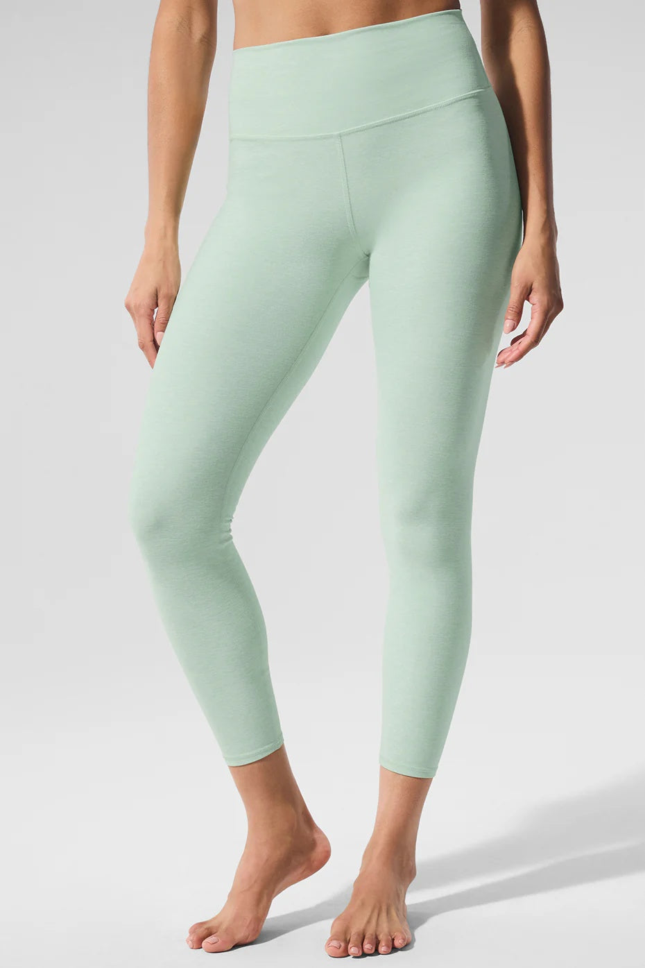 Alosoft High-Waist 7/8 Highlight Legging - Spearmint Heather