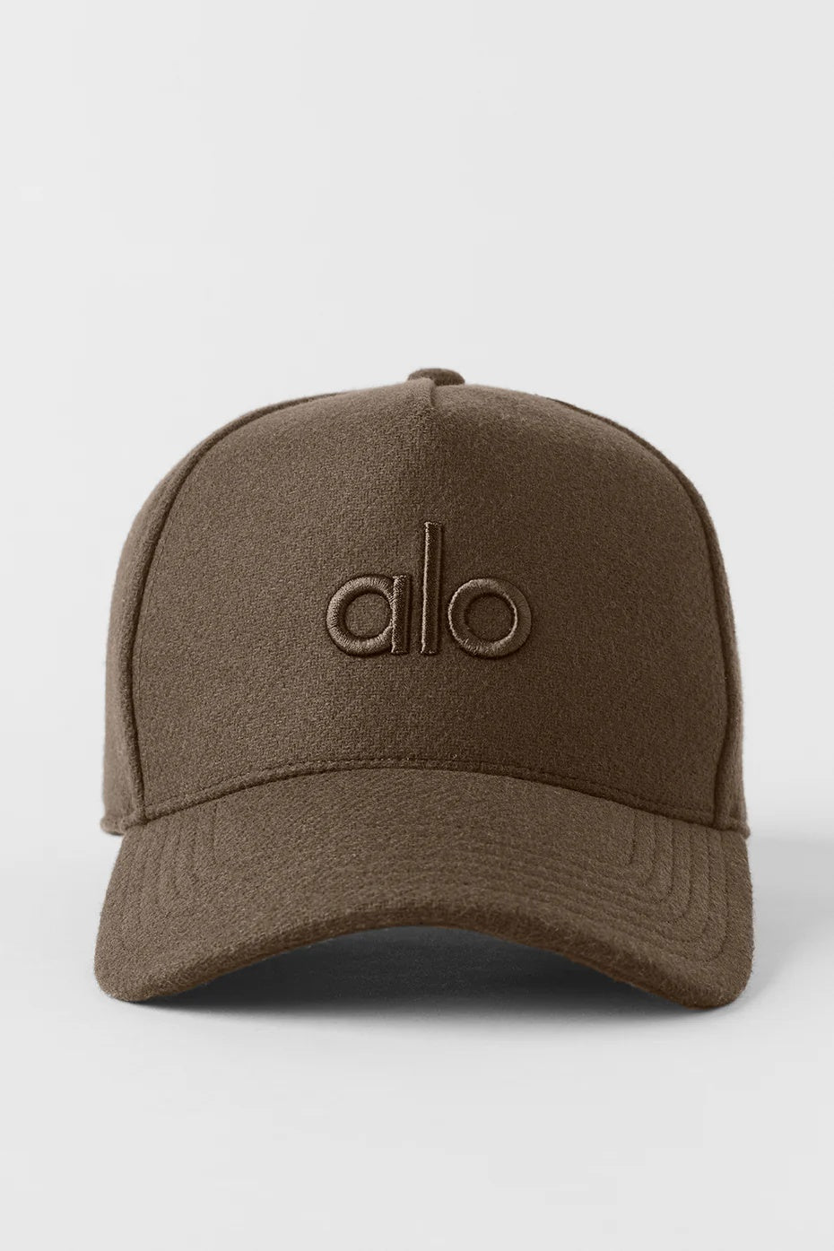 Wool Blend District Trucker Hat - Espresso