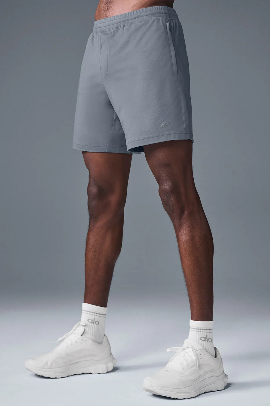 7" Conquer React Performance Short - Steel Grey