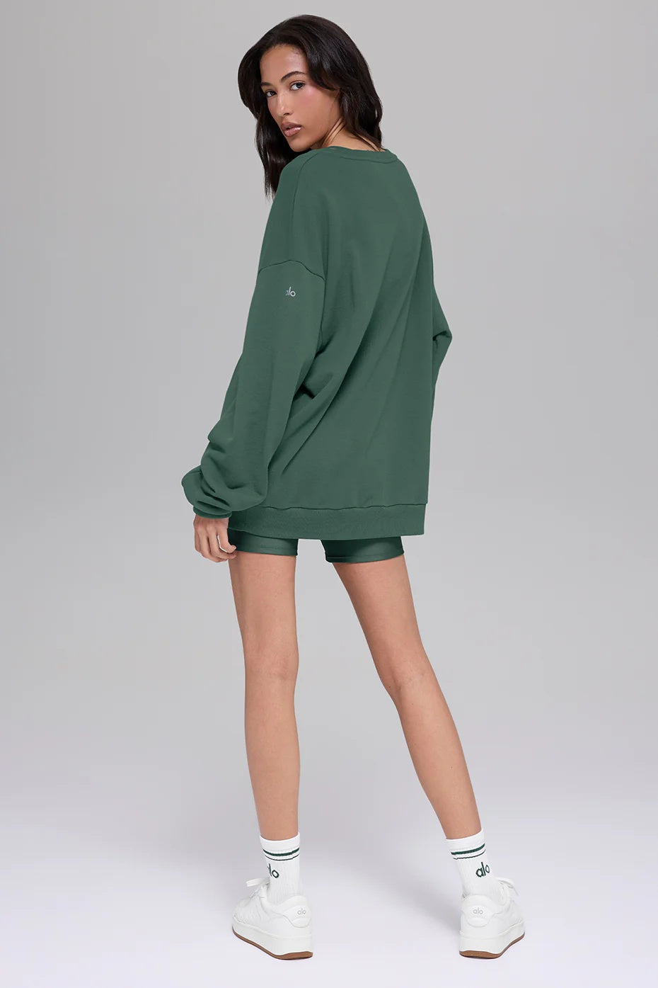 Chill Crew Neck Pullover - Clover Green