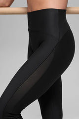Airlift High-Waist Mesh Infatuation Legging - Black