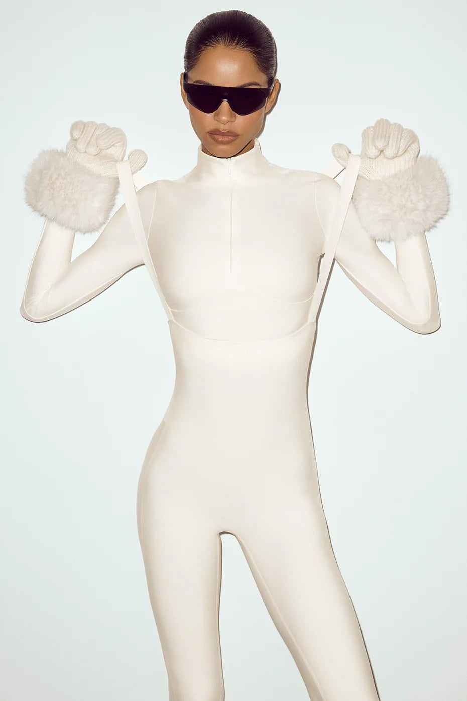 Airlift Winter Warm Ski Time Bib - Ivory