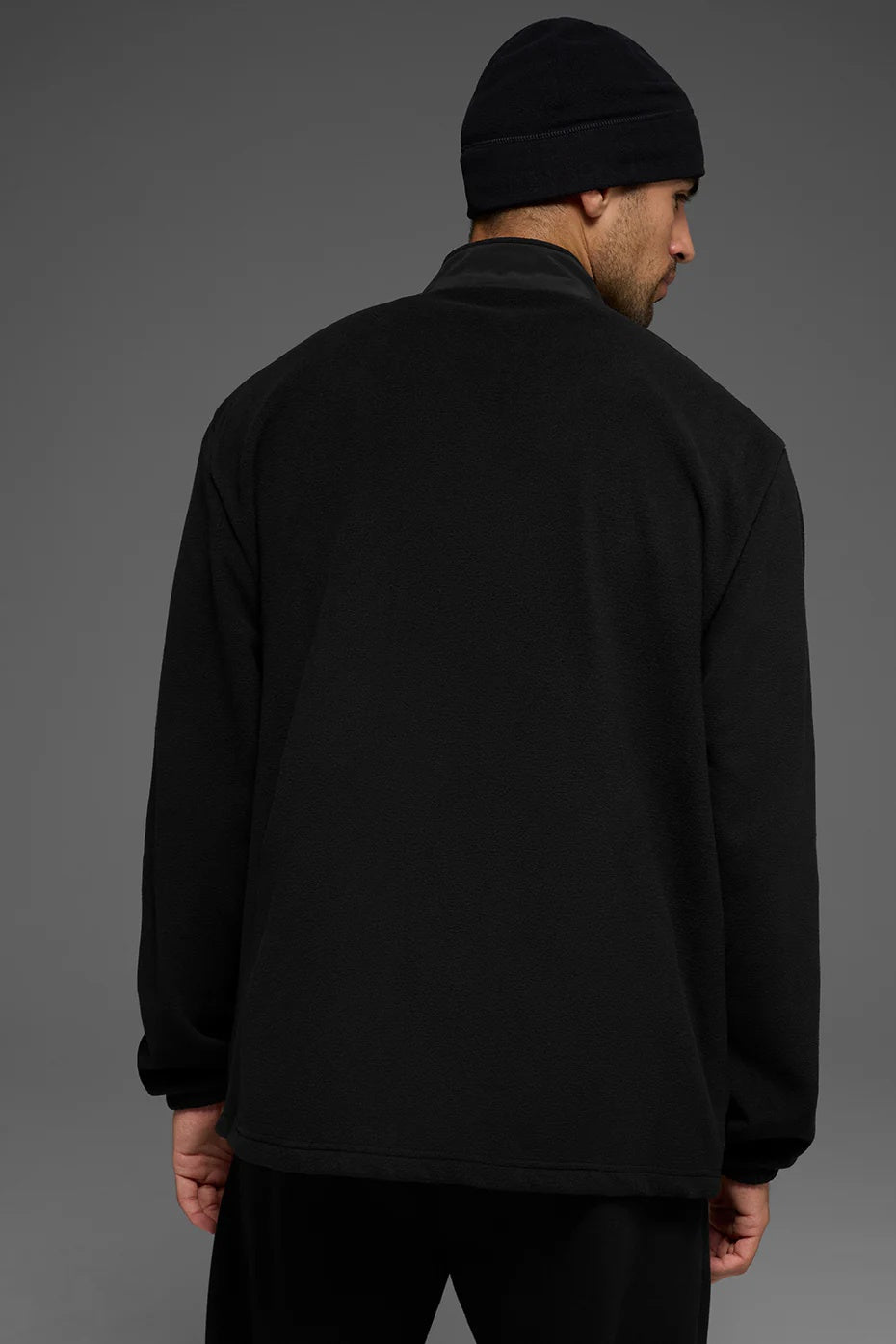 Polar Fleece Ridge Full Zip Jacket - Black