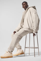 Select Hooded Bomber Jacket - Bone