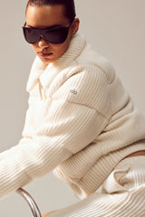 Cashmere Northstar Sweater Puffer - Ivory