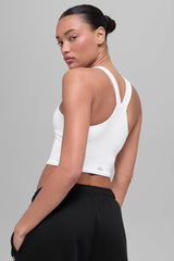 Airbrush Real Bra Tank - White