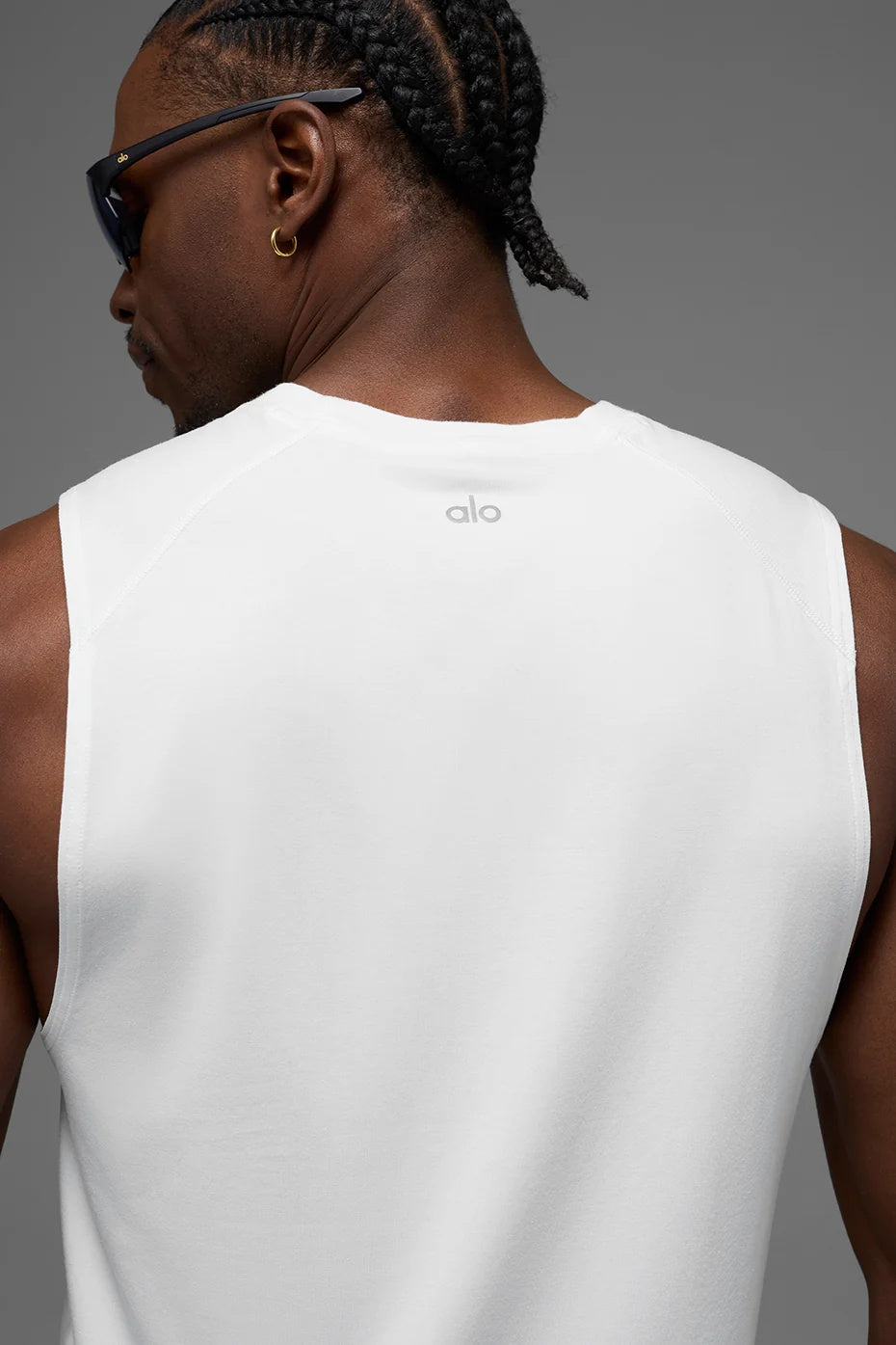 ALO Vapor Muscle Tank - White