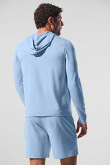 Conquer Reform Long Sleeve With Hood - Seashell Blue