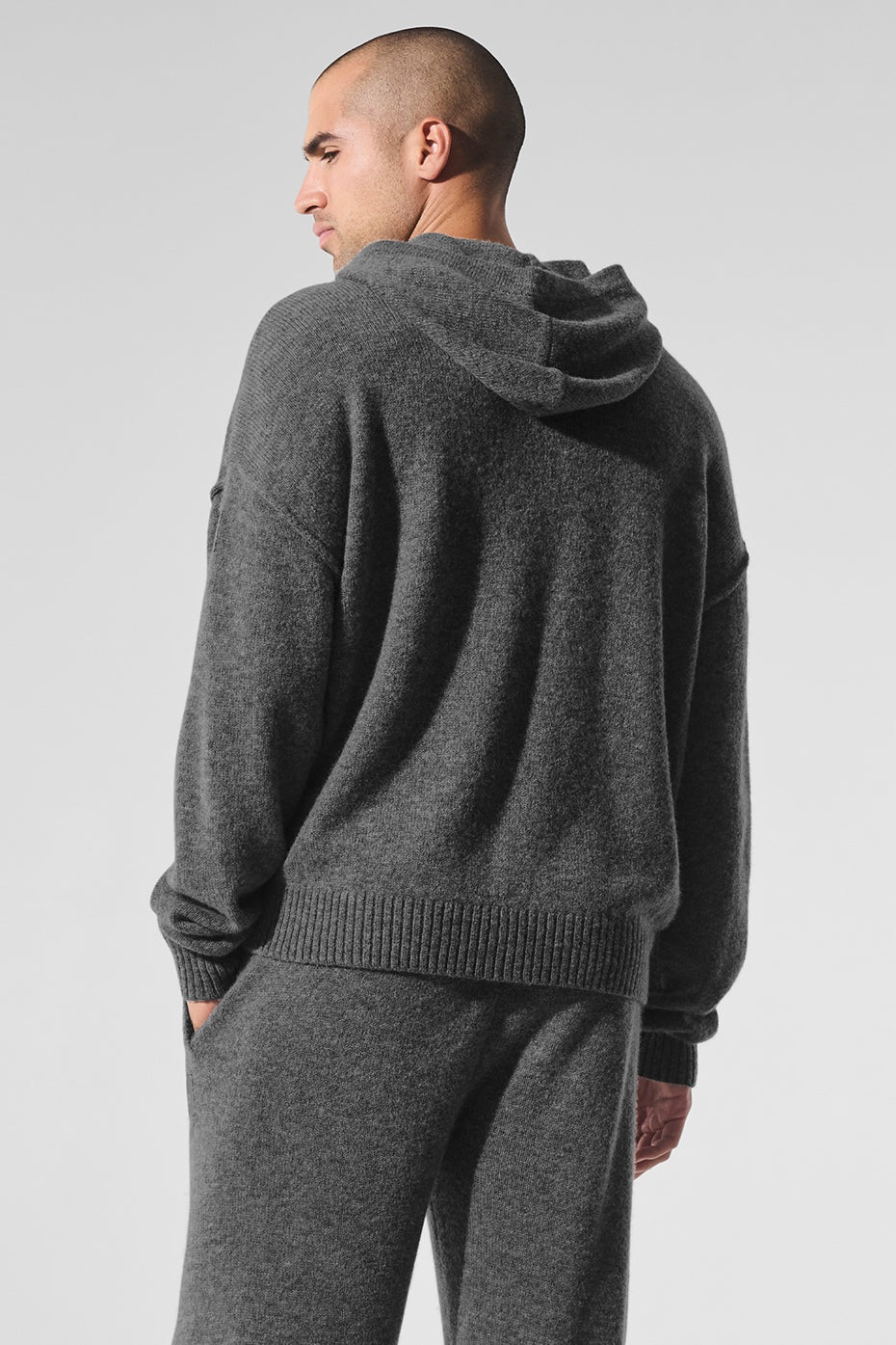 Wool Cashmere New Class Hoodie - Platinum Grey