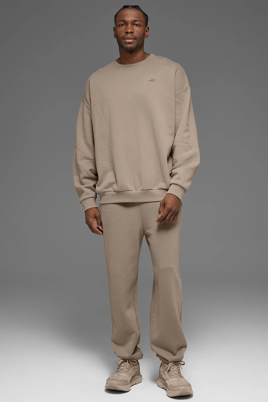 Accolade Crew Neck Pullover - Gravel