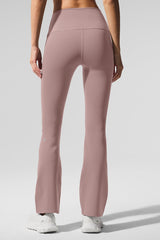 Airbrush High-Waist 7/8 Bootcut Legging - Taupe