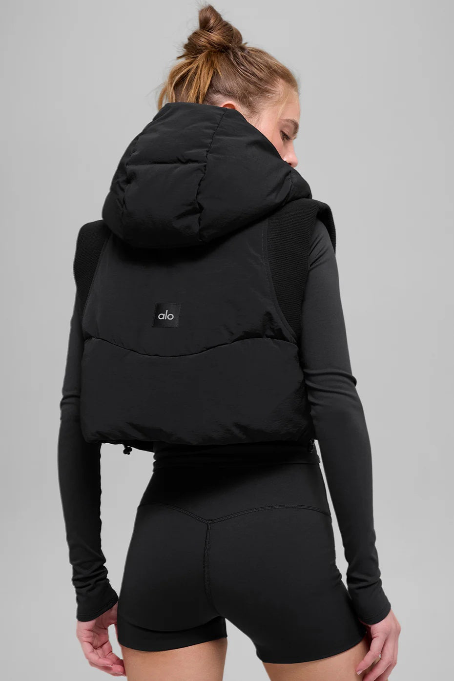 Fast Lane Puffer Vest - Black