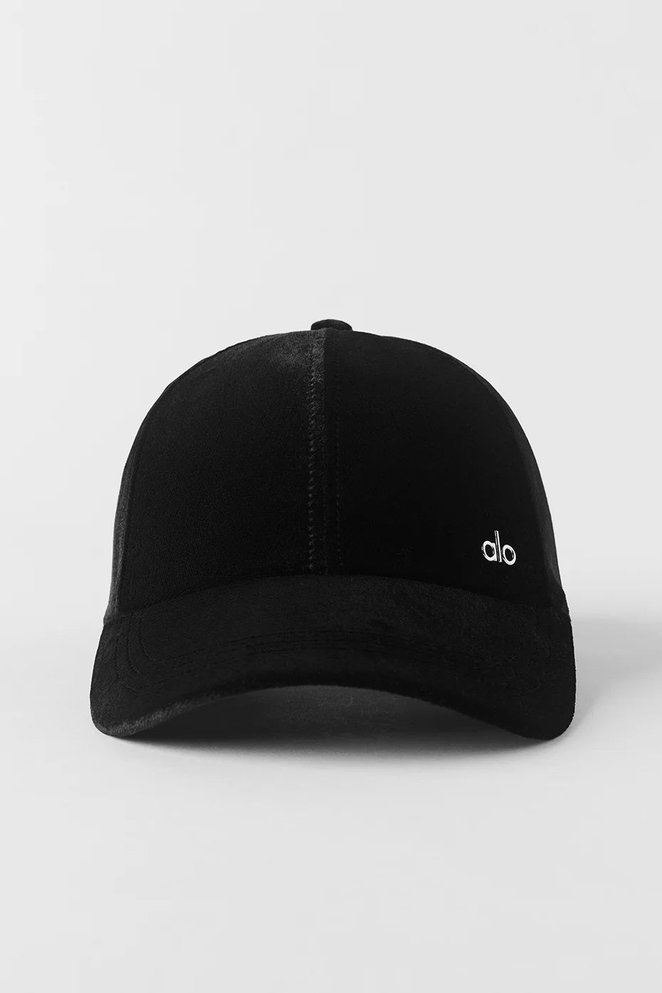 Velvet Off-Duty Cap - Black