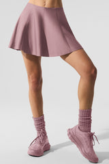 Airlift Down The Line Tennis Skirt - Smoky Quartz