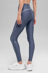 Airlift High-Waist Suit Up Legging - Bluestone/White