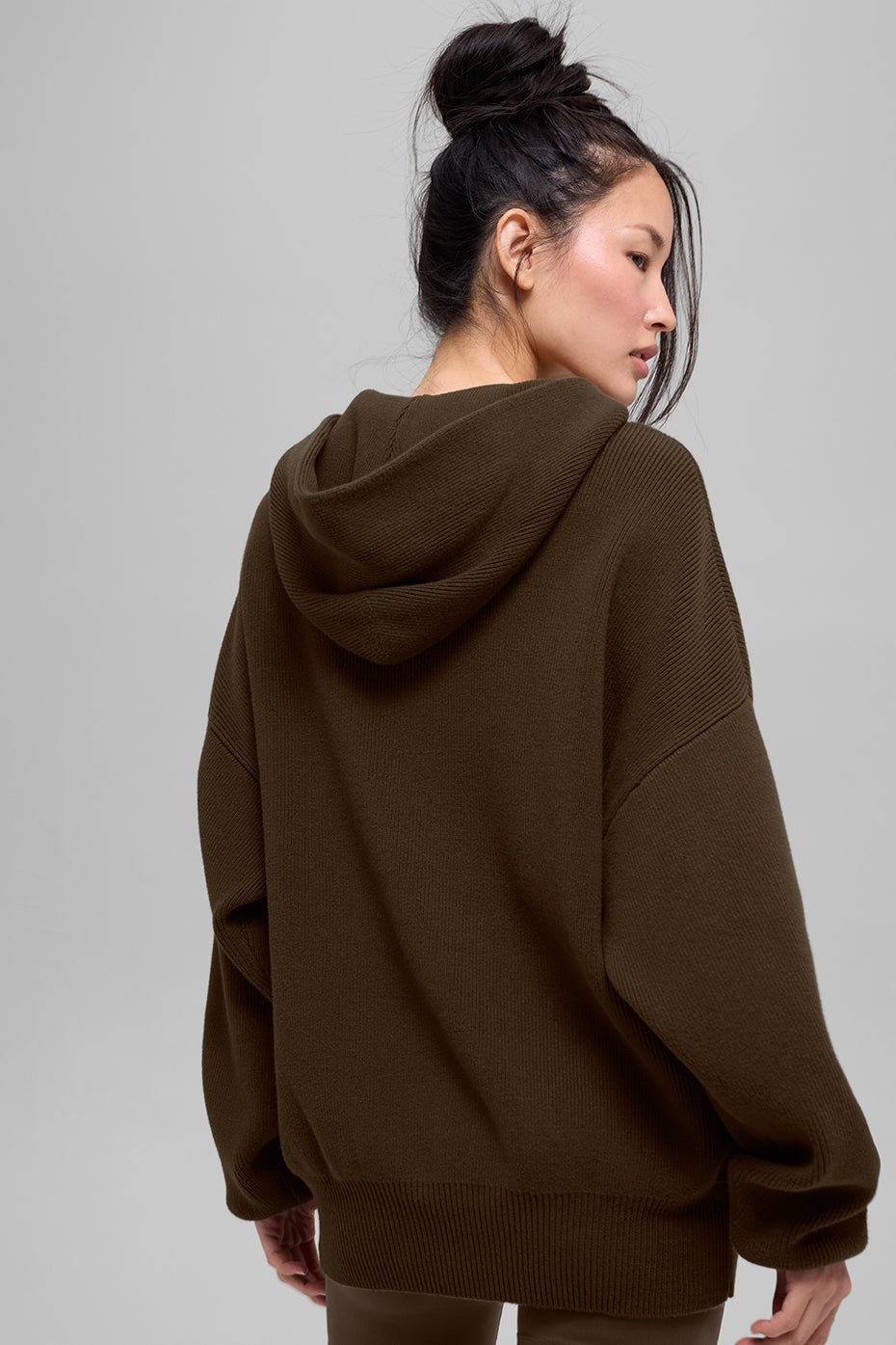 Scholar Hooded Sweater - Espresso