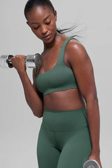 ALO Softsculpt Precision Bra - Clover Green