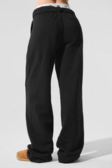 Accolade Straight Leg Sweatpant - Black