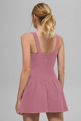 Alosoft Break Point Tennis Dress - Pink Wild Rose