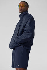 Latitude Light Weight 1/2 Zip Pullover Jacket - Navy