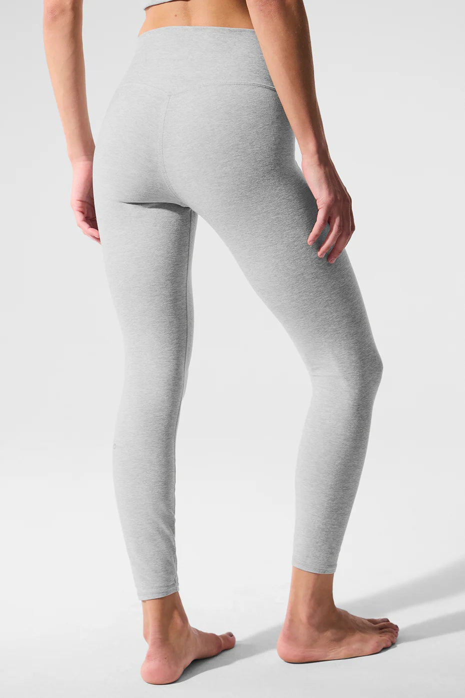 Alosoft High-Waist 7/8 Highlight Legging - Athletic Heather Grey