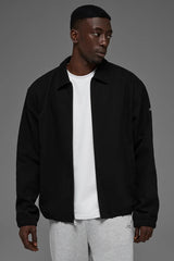 Cotton Canvas Coaches Jacket - Black