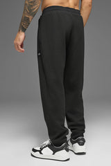 Waffle Lounge Jogger - Black