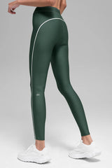 Airlift High-Waist Suit Up Legging - Clover Green/White