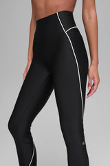 Airlift High-Waist Haven Legging - Black/White