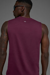 Conquer Muscle Tank - Burgundy