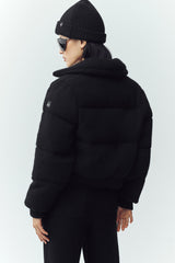 Cashmere Northstar Sweater Puffer - Black