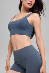 Snuggle Up Sweater Bra - Bluestone