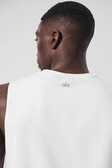 Conquer Muscle Tank - White