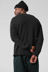 Double Take Long Sleeve Crew - Black