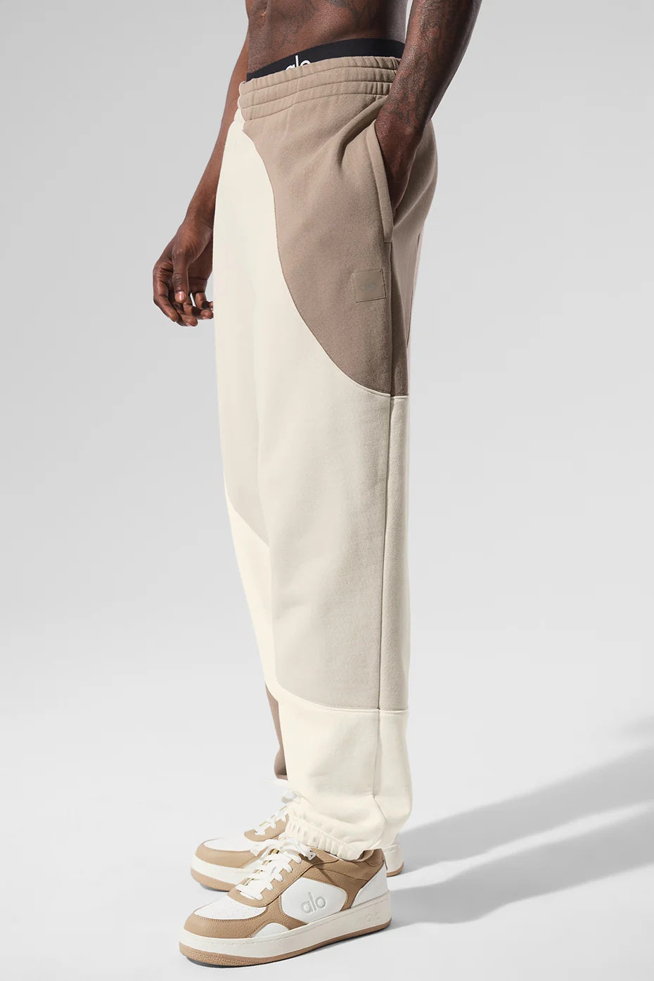 Make Waves Sweatpant - Ivory/Bone/Gravel