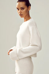 Cashmere Embrace Pullover - Ivory