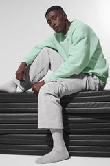 Unisex Half-Crew Understated Sock - Athletic Heather Grey