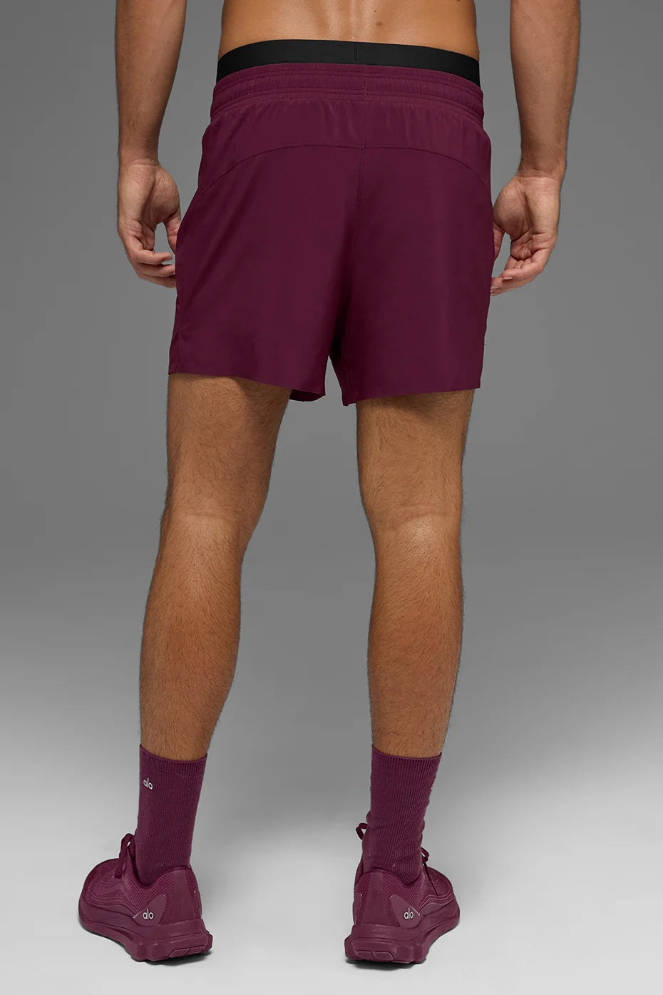 5" Adapt Running Short - Burgundy
